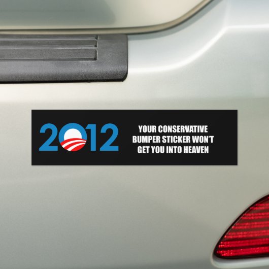Je conservatieve bumpersticker zal je niet aantrek (Op auto)