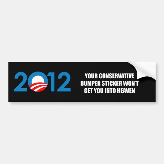 Je conservatieve bumpersticker zal je niet aantrek (Voorkant)