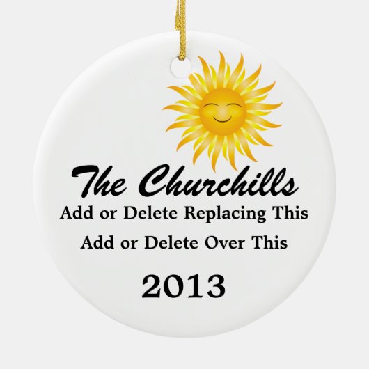 Je creatie opnieuw gemaakt - SRF Keramisch Ornament (Achterkant)