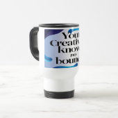 Je creativiteit kent geen grenzen 3 reisbeker (Voorkant links)