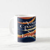 Je creativiteit kent geen grenzen koffiemok (Voorkant links)