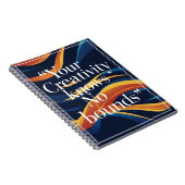 Je creativiteit kent geen grenzen notitieboek (Rechterzijde)