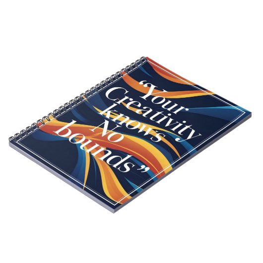 Je creativiteit kent geen grenzen notitieboek (Linkerzijde)