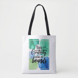 Je creativiteit kent geen grenzen tote bag