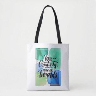Je creativiteit kent geen grenzen tote bag
