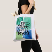 Je creativiteit kent geen grenzen tote bag (Dichtbij)