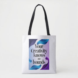 Je creativiteit kent geen grenzen tote bag