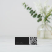 Je creditcard aanpassen mini visitekaartje (Staand voorkant)