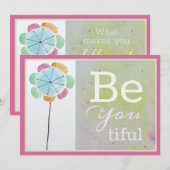 Je creditcard voor bevestiging notitiekaartje (Voorkant / Achterkant)