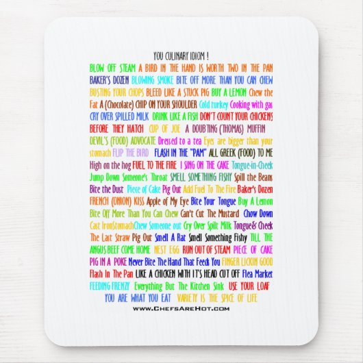 JE CULINAIR IDIOM MOUSEPAD MUISMAT (Voorkant)