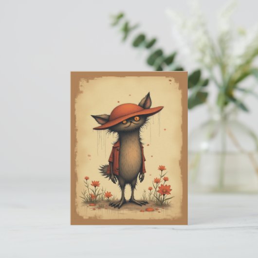 Je dacht niet dat ik zou terugschrijven als je kun feestdagenkaart (Staand voorkant)