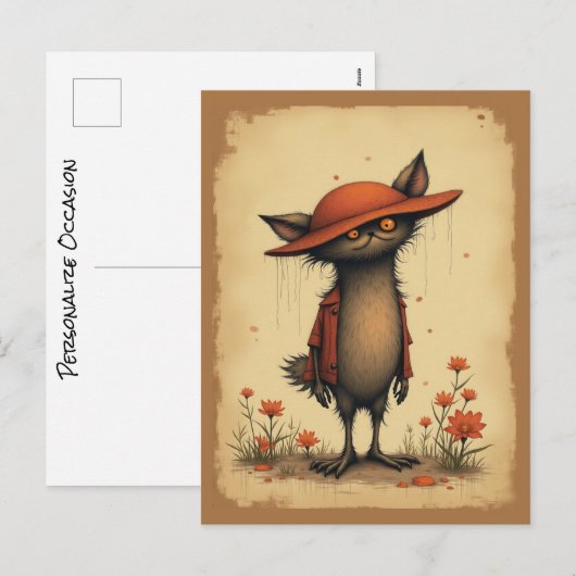 Je dacht niet dat ik zou terugschrijven als je kun feestdagenkaart (Voorkant / Achterkant)