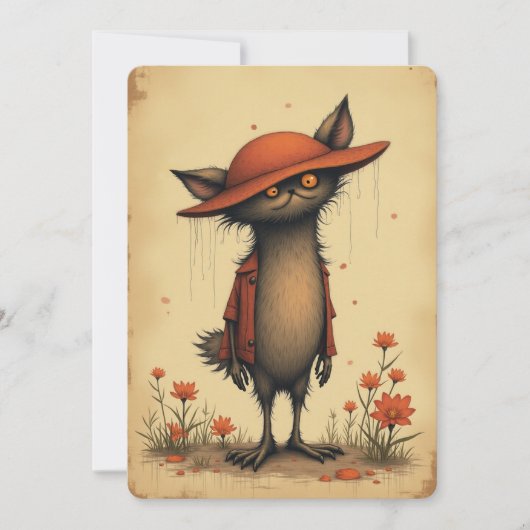 Je dacht niet dat ik zou terugschrijven als je kun feestdagenkaart (Voorkant)