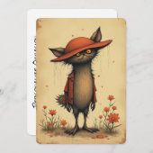 Je dacht niet dat ik zou terugschrijven als je kun feestdagenkaart (Voorkant / Achterkant)