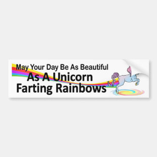 je dag is zo mooi als eenhoorn die regenbogen afsc bumpersticker