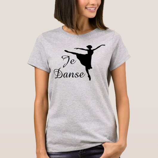 Je Danse Ballet (dans ik) T-shirt (Voorkant)