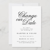 Je datum wijzigen save the date (Voorkant)