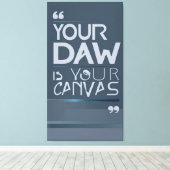 Je DAW is je canvas 2 Afdruk (Insitu (Houten vloer))