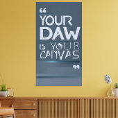 Je DAW is je canvas 2 Afdruk (Insitu (Woonkamer))