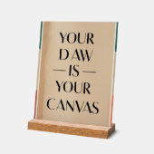 Je DAW is je canvas optie 2 Acryl Bord (Hoek)