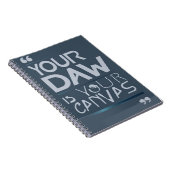 Je DAW is je canvas optie 3 Notitieboek (Rechterzijde)