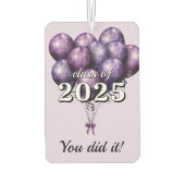 Je deed het Afstuderen Luchtverfrisser (Achterkant)