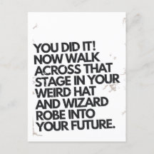 Je deed het raar Pet en Robe Funny Afstuderen