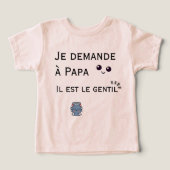 Je demande à Papa - il est le gentil (Design voorkant)