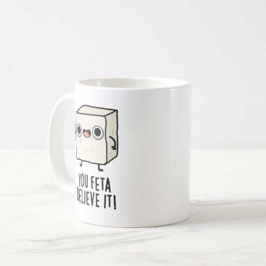 Je denkt dat het grappige kaak is koffiemok (Voorkant links)