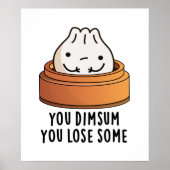 Je denkt dat je wat grappig eten hebt verloren poster (Voorkant)