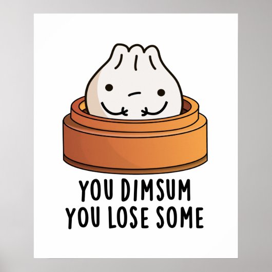 Je denkt dat je wat grappig eten hebt verloren poster (Voorkant)