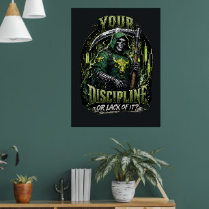 Je Discipline of Gebrek daaraan Dark Reaper Poster