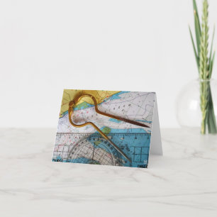 Je doelen bereiken door een koers uit te zetten. bedankkaart