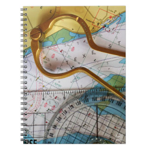 Je doelen bereiken door een koers uit te zetten. notitieboek