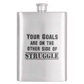 Je doelen staan aan de andere kant van de strijd flacon (Voorkant)