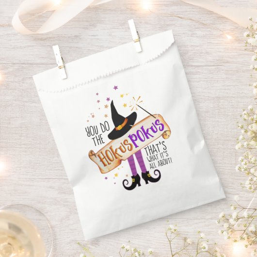 Je doet de Hokus Pokus Witch Magic ID982 Bedankzakje (Geknipt)