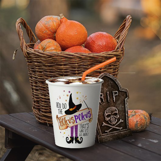 Je doet de Hokus Pokus Witch Magic ID982 Papieren Bekers