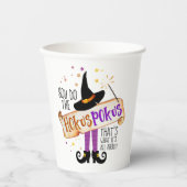 Je doet de Hokus Pokus Witch Magic ID982 Papieren Bekers (Voorkant)