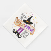 Je doet de Hokus Pokus Witch Magic ID982 Servet (Hoek)