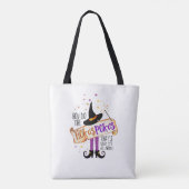 Je doet de Hokus Pokus Witch Magic ID982 Tote Bag (Achterkant)