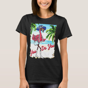 Je doet een flamingo Summer Vacking T-shirt