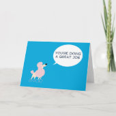 Je doet een geweldig Wenskaart Bedankkaart (Voorkant)