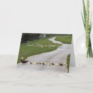 Je doet een geweldig Wenskaart Kaart