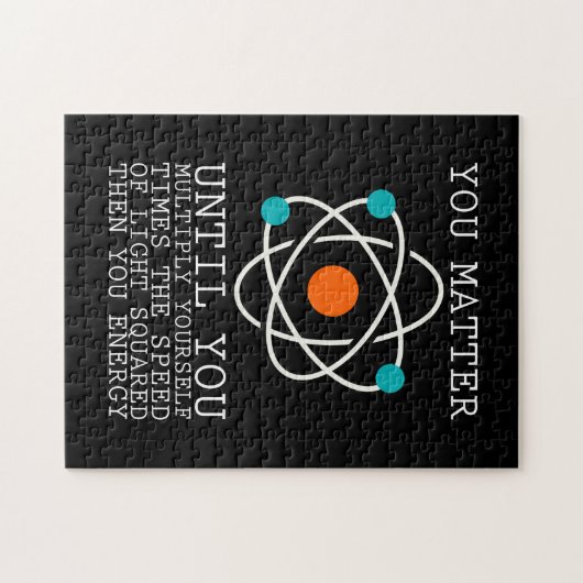 Je doet er toe totdat je je eigen fysica vermenigv legpuzzel (Horizontaal)