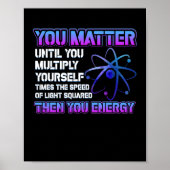 Je doet er toe totdat je je eigen tijd vermenigvul poster (Voorkant)