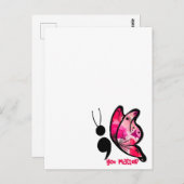 Je doet ertoe - Butterfly Briefkaart (Voorkant / Achterkant)