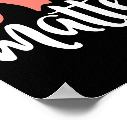 Je doet ertoe doof bewustzijn ASL gebarentaal soor Poster (Hoek)