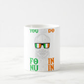 Je doet Fookin Nuttin Irish Skull met Sunglasse Koffiemok (Center)
