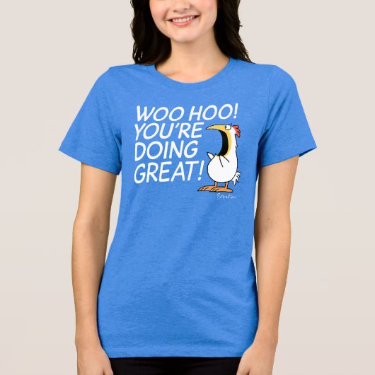JE DOET GROTE Sandra Boynton Tri-Blend Shirt (Voorkant)