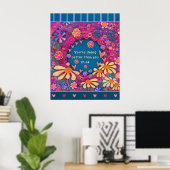 Je doet het beter dan je denkt Motiverend Poster (Thuiskantoor)